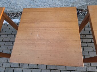 3 x stůl 80x80 - 5