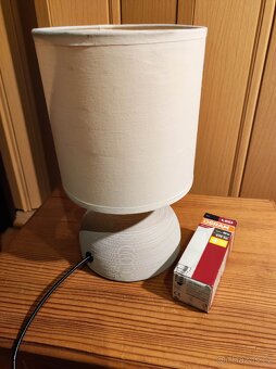 Stolní lampička, lampa + LED žárovka - 5