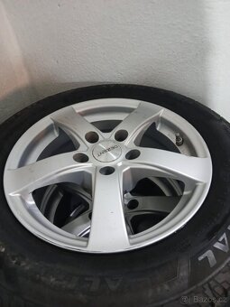 SADA LETNÍCH KOL ALUTEC 5X110 R15 TPMS SNÍMAČE - 5