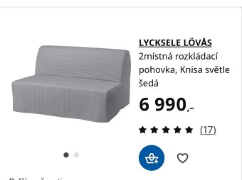 Pohovka IKEA Lycksele - 5