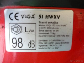 SEKAČKA V-GA 5 HWXV - 5