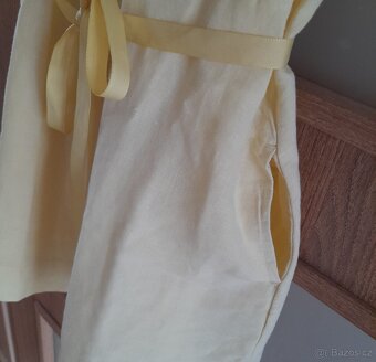 Šaty z lněné směsi POMPdeLUX, vel. 122/128 - 5