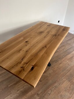 Dubový jídelní stůl - doprava ZDARMA - 5
