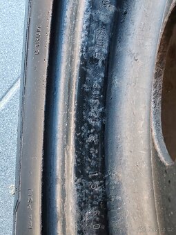 Plechová kola 4x108, zimní pneu 195/65 R15 - 5