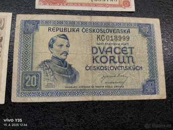 Bankovky Protektorát 1940-42, Londýnská emise 1945 - 5