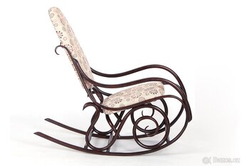 Houpací křeslo THONET po renovaci. - 5
