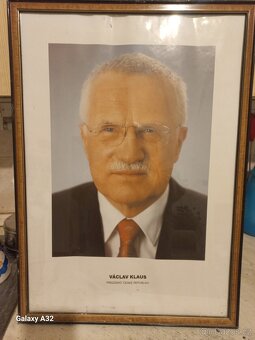Prodej obrazu prezidentu ,České statní znaky - 5