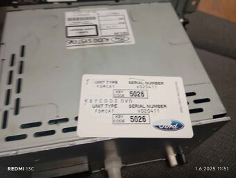 Autorádio Ford 6000 CD - 5