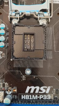 MSI H81M-P33 + Intel Celeron G1840 – bez I/O shieldu - 5