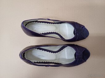 Fialové lodičky vel.36 - 5