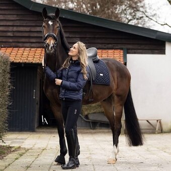 Podsedlova decka Equestrian Stockholm Modern DL navy - 5