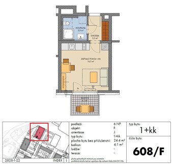Prodej bytu 1+kk - 5