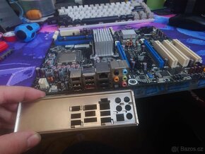 Intel Xeon X3350 + deska Intel DP45SG (Skyber) + IO shield - 5