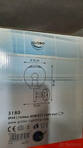 Globo 3180 - Venkovní nástěnné svítidlo 10 ks - 5