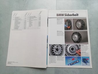 BMW E32 - katalog doplňků a příslušenství 1986 - 5
