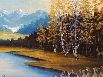 Obraz Vysoké Tatry, originální olejomalba 83x53 - 5