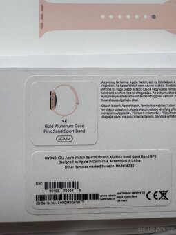 Apple Watch SE 40MM 1.generace - 5