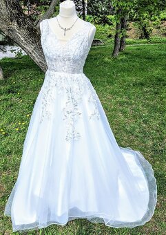 NOVÉ KRAJKOVÉ svatební šaty GRACE - 5