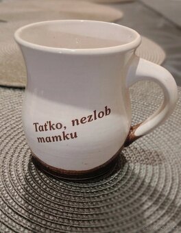 Hrnky keramické ruční výroba - nepoužité - 5