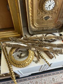 Empirove ramove hodiny biedermeier 3 ks - 5