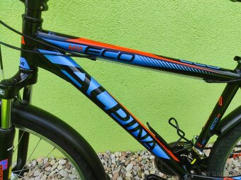 Značkové kolo ALPINA 26"/17,5" (modrá/oranžová) - 5