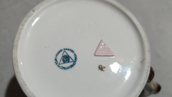 Retro dekorační porcelánový hrnek - 5