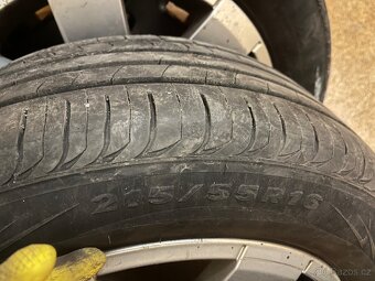 Alu kola 215/55 R 16 + letní pneumatiky - 5