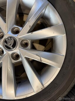 Alu kola ALCATRAS R16 5x112 ET46 + Letní pneu 205/55 R16 - 5