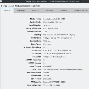 pevný disk Seagate Barracuda Compute 2TB 3.5" SATA3-6G - 5