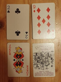 Mix starých hracích karet - žolíkové karty, karty na mariáš - 5