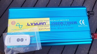 Prodám nový měnič napětí 12/230V, 8000/3500W - 5