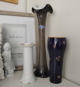 Porcelánový svícen od manufaktury Freiberg - 5