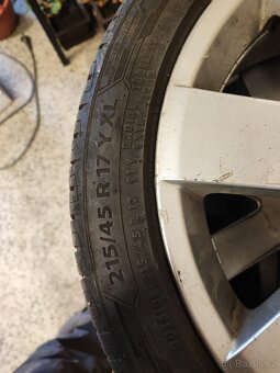 Alu kola Ford Focus ST 215/45 R17 Y XL, origo lítá kola - 5