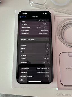 iPhone 15 Pro Max 256GB, modrý, v záruce - 5