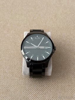 Pánské hodinky Armani Exchange Hampton černé + náramek - 5