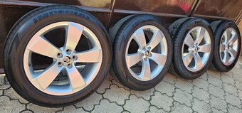 Originál alu Škoda Roomster 5x100 215/55 R17 - letní - 5