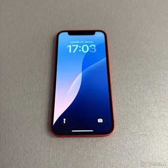 iPhone 12 mini 128GB červený, pěkný stav, 12 měsíců záruka - 5