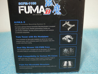 Chladič na procesor SCYTHE SCFM-1100 FUMA CPU Cooler - 5