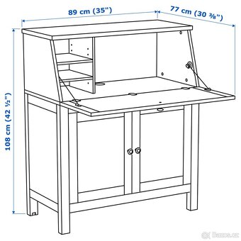 Ikea Hemnes sekretář - 5