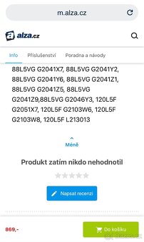 Dálkový ovladač Hisense ERF6A64 originální - 5