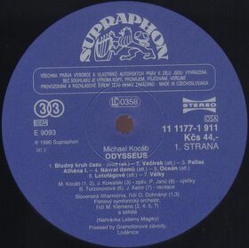 Michael Kocáb ‎– Odysseus ( LP ) + podpisy - 5