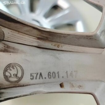 Poklice Škoda 16" 4ks - 5