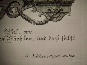 rytina, grafika, mědiryt, Bible, 18. století - 5