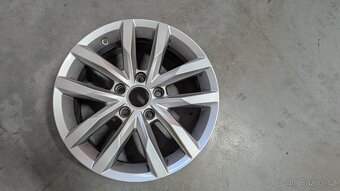 Originální ALU disky Volkswagen 6,5Jx16 ET42 – TOP STAV - 5