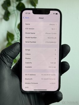 iPhone 13 mini 128GB černý - 5
