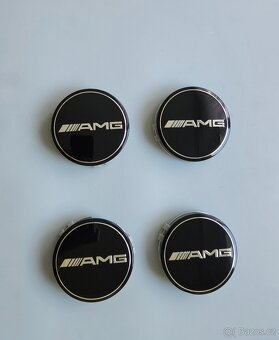 Středové krytky kol Mercedes, 75 mm - 5