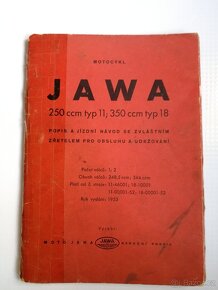 Jawa 250, 350 pérák návod, katalog, příručka - 5