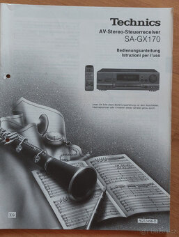 Technics AV receiver SA-GX170+DO+manuál - 5