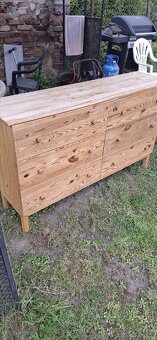 Dřevěná komoda IKEA Tarva - 5