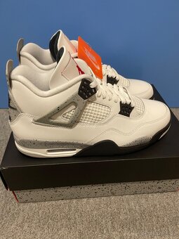 Jordan 4 White Cement - 5